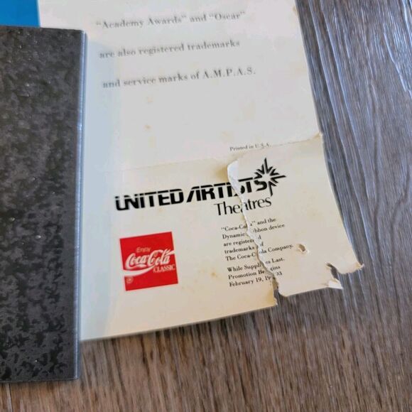 Vintage Academy Awards BEST PICTURE 1942-1991 United Artist Movie Promo Poster - Picture 7 of 10